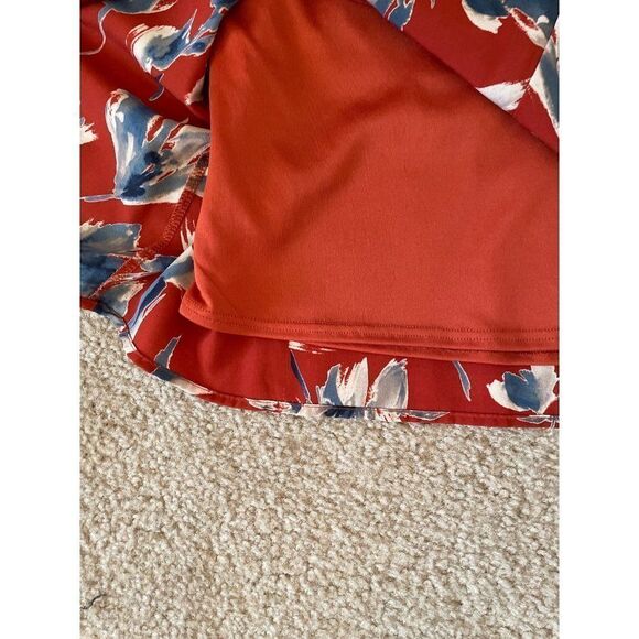 Christian Caliendo Floral swing dress Small triangular keyhole front & back EUC - Picture 15 of 16